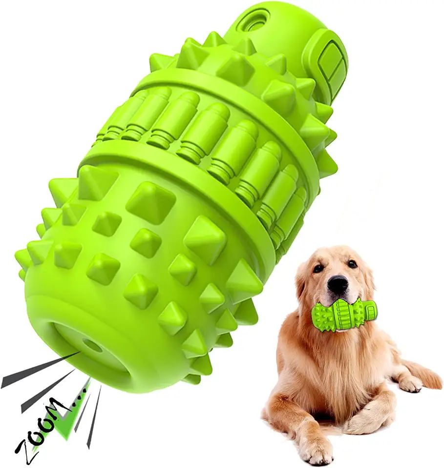 Rezin Dog Chew Toy барои Chewers хашмгин